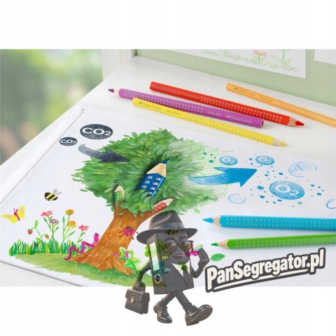 Kredki GRIP 2001 6 kolorów opak. kartonowe 112406 FABER-CASTELL