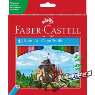 Kredki ZAMEK 48 kolorów opakowanie kartonowe 120148 FC FABER-CASTELL