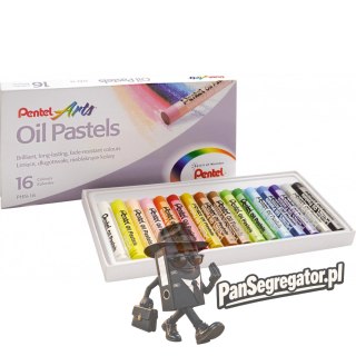 Kredki pastele olejne PENTEL 16kolorów PHN16