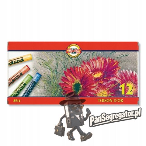 Kredki pastele suche 12 kol. 8512 KOH-I-NOOR