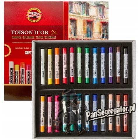 Kredki pastele suche 24kol 8514 KOH-I-NOOR