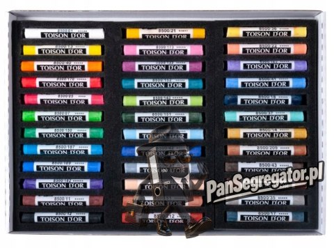 Kredki pastele suche 36 kolorów TOISON DOR 8515N KOH-I-NOOR