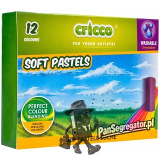 Kredki pastele suche CRICCO 12kol CR491K12