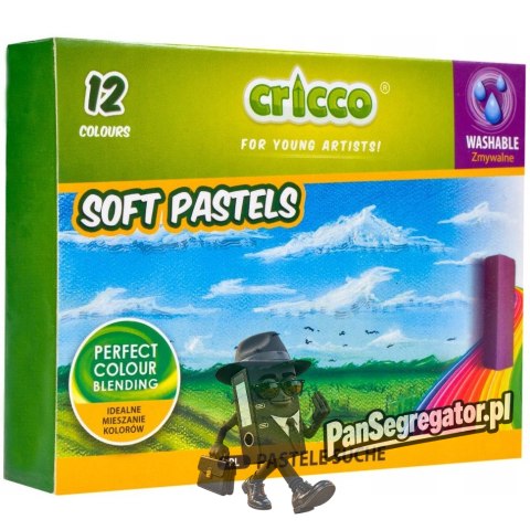 Kredki pastele suche CRICCO 12kol CR491K12