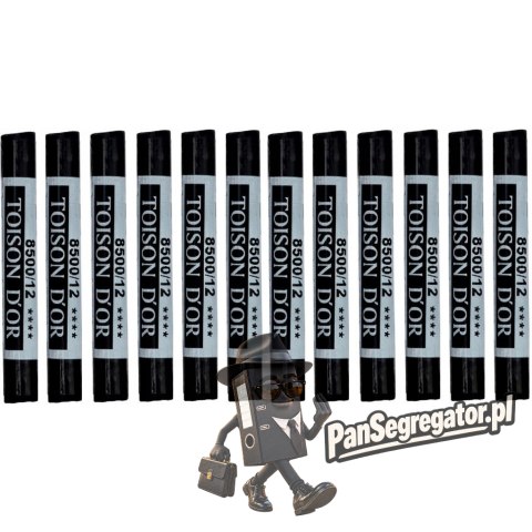 Kredki pastele suche IVORY BLACK (12 szt.) 8500/12 KOH-I-NOOR