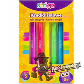 Kredki żelowe neonowe STRIGO SSC119