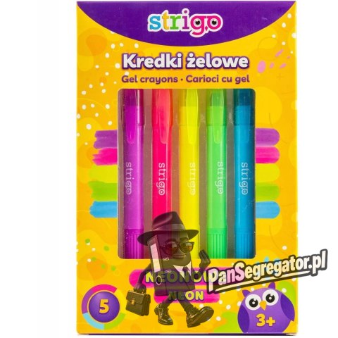 Kredki żelowe neonowe STRIGO SSC119