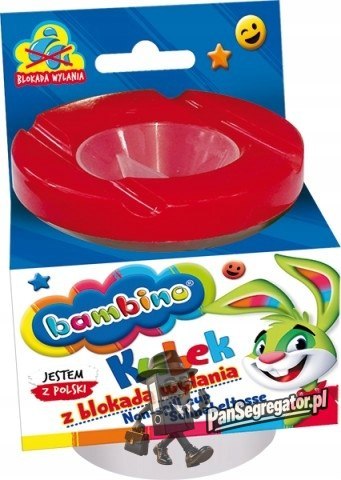 Kubek Niekapek Pojemnik na wodę pędzelki BAMBINO
