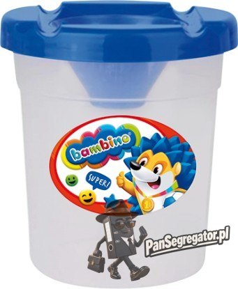 Kubek Niekapek Pojemnik na wodę pędzelki BAMBINO