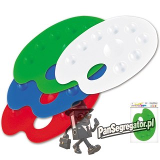 Paleta do farb owalna STK mix 236218