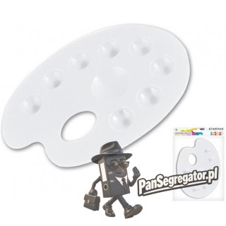 Paleta do farb owalna biała STK 236217/236216 STARPAK