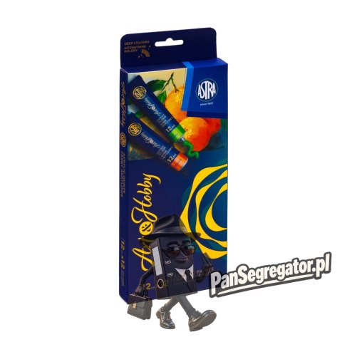 Zestaw farb akwarelowych Art&Hobby 12 kolorów 12ml. 602124004 ASTRA
