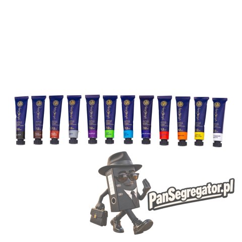 Zestaw farb akwarelowych Art&Hobby 12 kolorów 12ml. 602124004 ASTRA