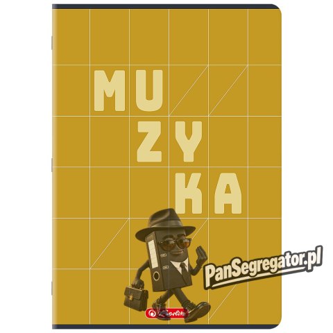 Zeszyt A4 16k pieciolinia MUZYKA pionowy 400206360 HERLITZ