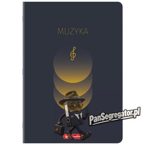 Zeszyt A4 16k pieciolinia MUZYKA pionowy 400206360 HERLITZ