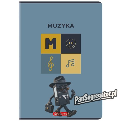 Zeszyt A4 16k pieciolinia MUZYKA pionowy 400206360 HERLITZ