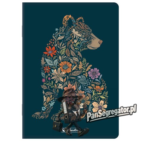 Zeszyt A5 32k kratka z marginesem FLORIMALS 400207523 HERLITZ