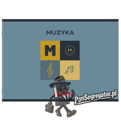 Zeszyt do nut A5 16k pięciolinia MUZYKA 400206336 HERLITZ