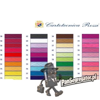 Bibuła karbowana, włoska gruba 180g ciemnołososiowa 601 Cartotecnica Rossi