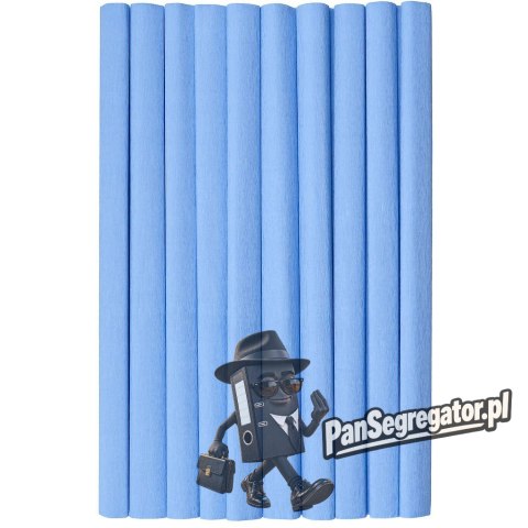 Bibuła marszczona (10 rolek) 50x200cm błękitny 400153906 HERLITZ