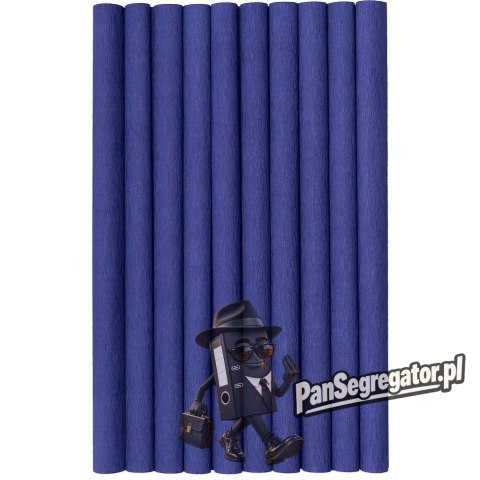Bibuła marszczona (10 rolek) 50x200cm granatowy 400153904 HERLITZ