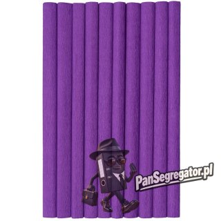 Bibuła marszczona (10 rolek) 50x200cm purpurowy 400153901 HERLITZ