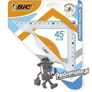 Ekierka przezroczysta 13cm, 45 stopni 9926531 BIC