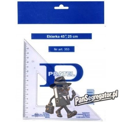 Ekierka średnia 25cm/45 stopni ME103-00 MEMOBE