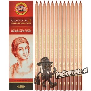 Kredka pastela GIOCONDA ruda (12szt.) 8802 KOH-I-NOOR