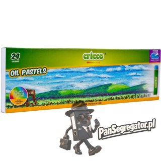 Kredki CRICCO pastele olejowe 24kolory CR481K24