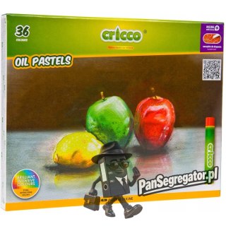 Kredki CRICCO pastele olejowe 36kolorów CR481K36/A