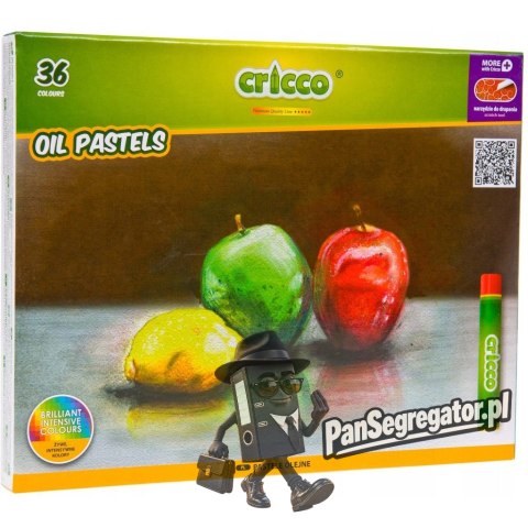 Kredki CRICCO pastele olejowe 36kolorów CR481K36/A