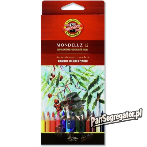 Kredki MONDELUZ 12 kolorów 3716 KOH-I-NOOR
