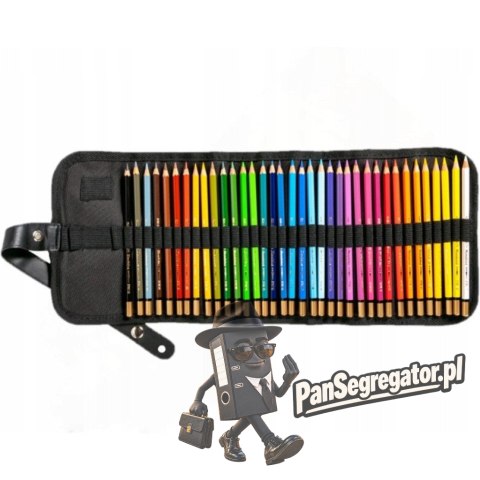 Kredki MONDELUZ 36 kolorów czarne etui 3720 KOH-I-NOOR
