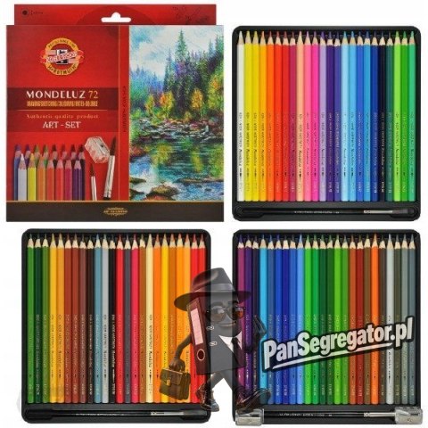 Kredki MONDELUZ 72 kol. pudełko karton 3714 KOH-I-NOOR