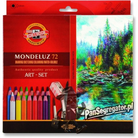 Kredki MONDELUZ 72 kol. pudełko karton 3714 KOH-I-NOOR