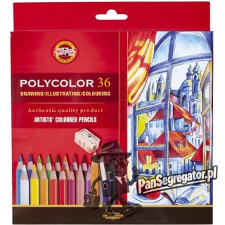Kredki POLYCOLOR 36 kolorów 3835 KOH-I-NOOR
