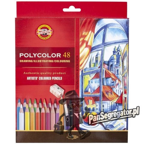 Kredki POLYCOLOR 48 kolorów 3836 KOH-I-NOOR