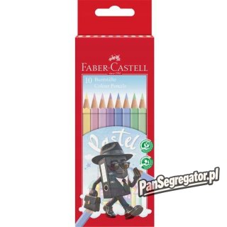Kredki ZAMEK 10 kolorów pastelowe 111211 FABER-CASTELL