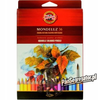 Kredki akwarelowe MONDELUZ 36 kolorów 3719 KOH-I-NOOR