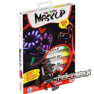 Kredki do twarzy CARIOCA MaskUP 6 kolorów neonowe (43156) 170-2607