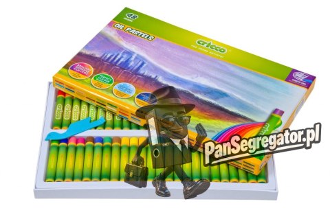 Kredki pastele olejne CRICCO 48kol CR481K48