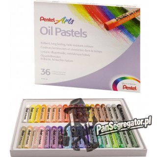 Kredki pastele olejne PENTEL 36kolorów PHN36