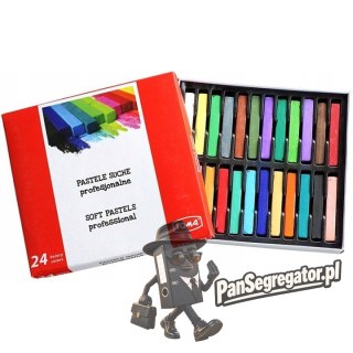 Kredki pastele suche 24 kolory TO-580 TO-580 TOMA