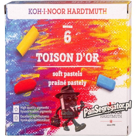 Kredki pastele suche 6kol. 8511 KOH-I-NOOR