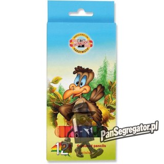 Kredki szkolne 12 kol. SZOP 3552 KOH-I-NOOR