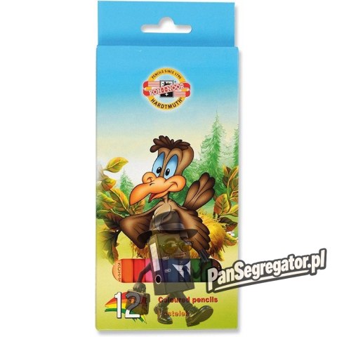 Kredki szkolne 12 kol. SZOP 3552 KOH-I-NOOR