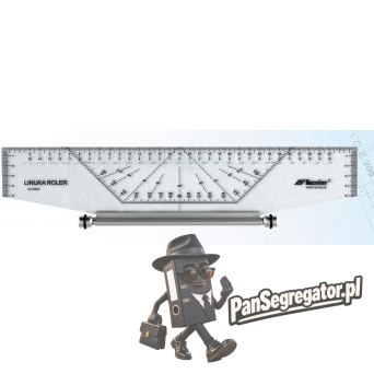 Linijka ROLER profesjonalny 25cm 20603 LENIAR