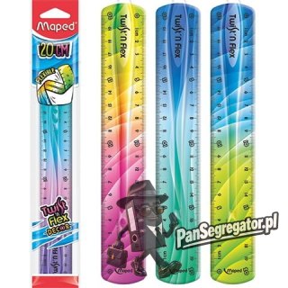 Linijka TWISTN FLEX DECOR niełamliwa 20 cm torebka 279215 MAPED
