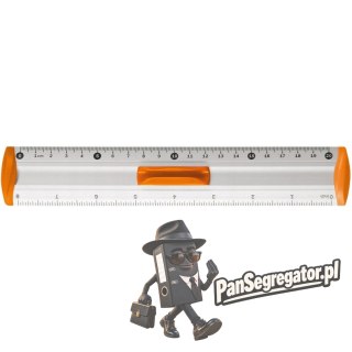 Linijka aluminiowa 20cm uchwyt pomarańczowy BL040-PB TETIS
